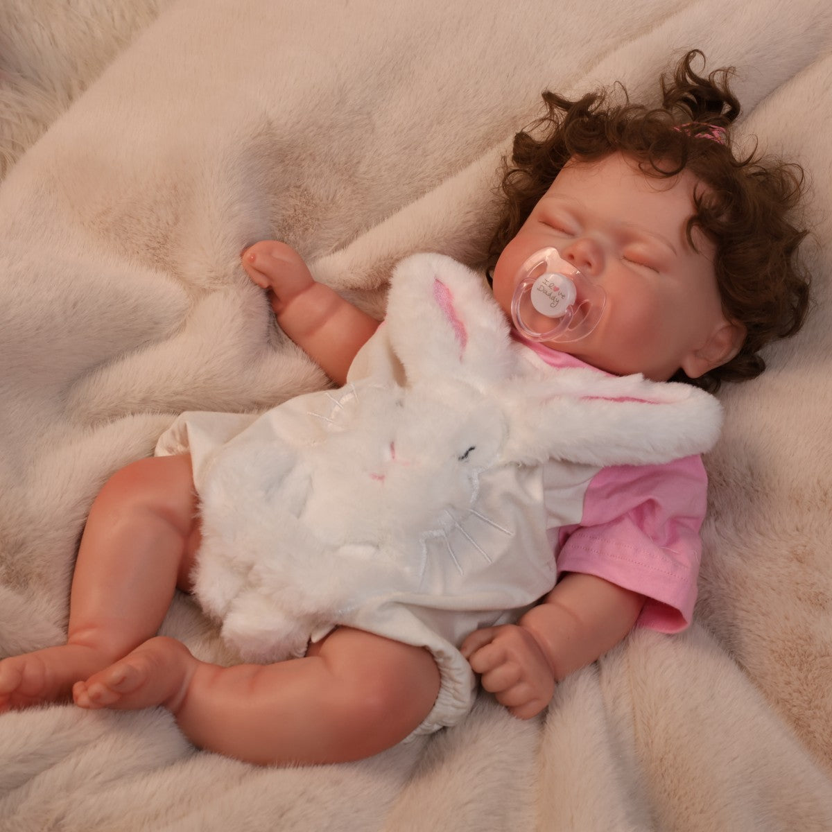 20 inch solid silicone rebirth doll girl realistic 50CM baby 3D simulation painted real weight