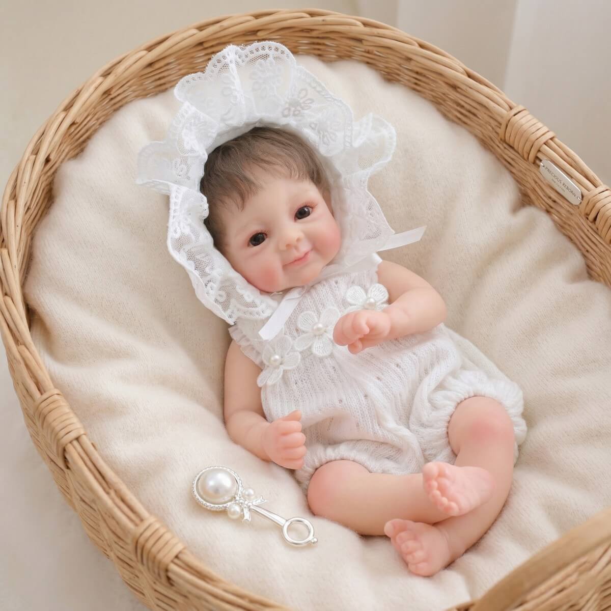 12-inch Lifelike Silicone Reborn Baby Doll Body Soft 3D Skin Newborn Doll For Children And Girls Birthday Gift