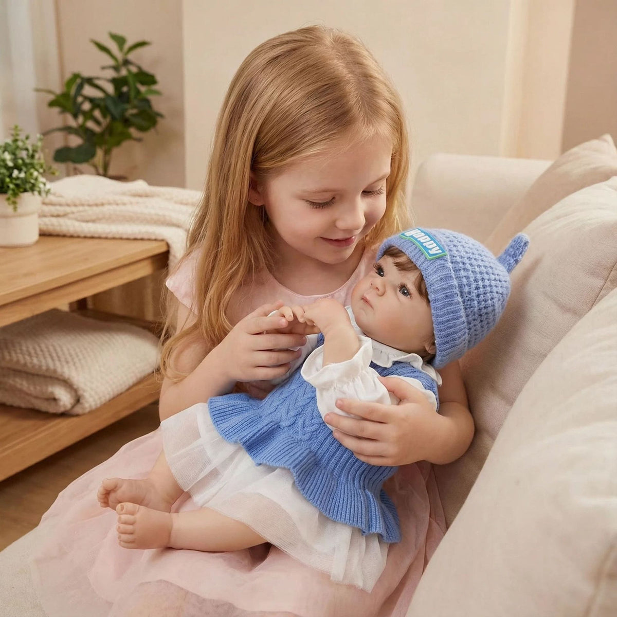 18 Inch Lifelike Reborn Baby Dolls, Full Body Vinyl Lifelike Real Looking Veins, Newborn Baby Dolls