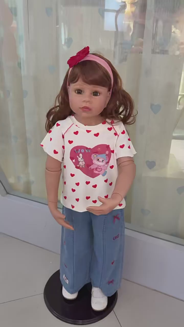 100cm 4-6 Year Old Girl Doll High Simulation Doll BJD Joint Doll